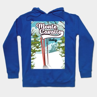 monte cavallo Italy Ski poster Hoodie